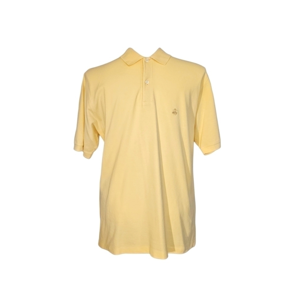 Brooks Brothers Yellow Classic Embroidered Logo Polo